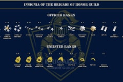 Brigade of Honor Rank Insignia